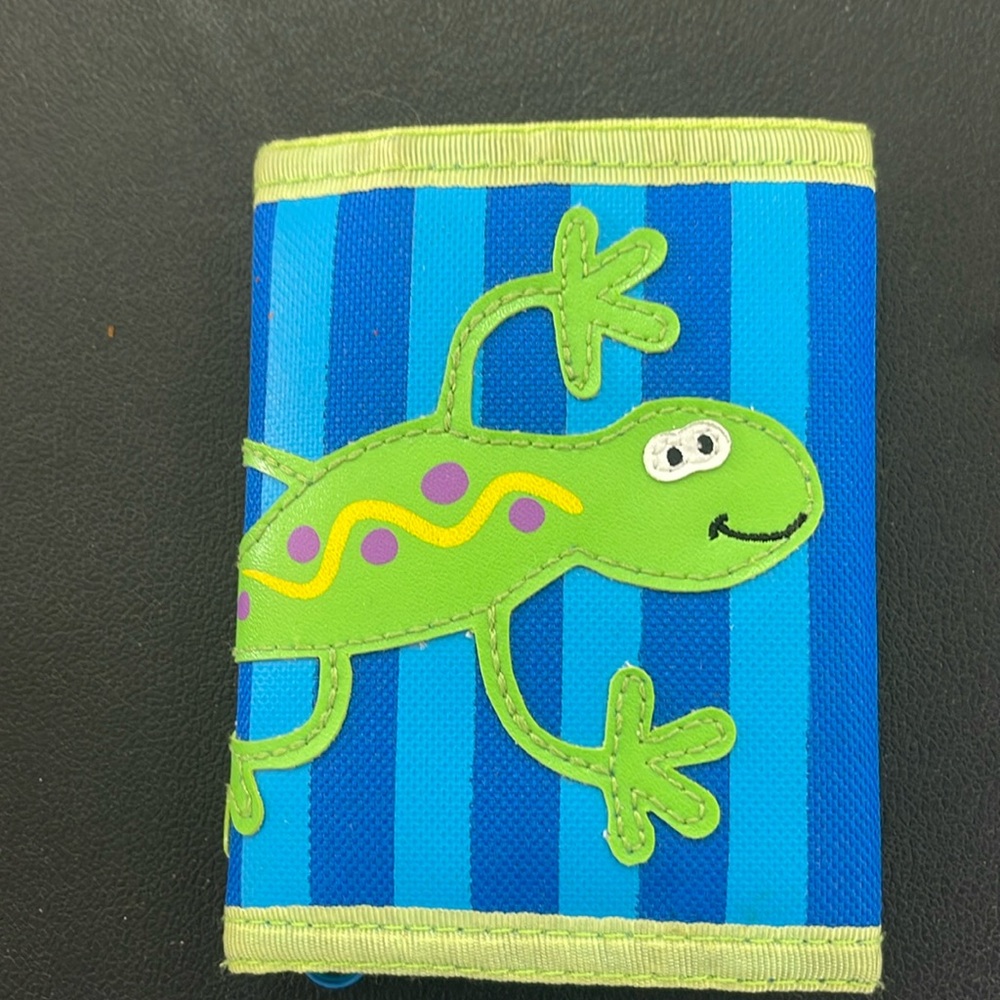 Kids Lizard Tri Fold Wallet